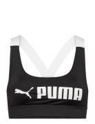 PUMA Mid Impact Puma Fit Bra Svart