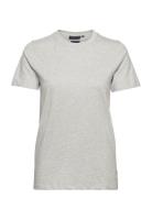 Lexington Clothing Stephanie Organic Cotton Tee Grå