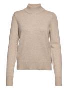 Vila Viril Crewneck L/S Knit Top - Beige