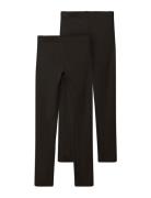 Name It Nkfvivian 2P Legging L Noos Svart