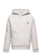 Kronstadt Lars Kids Organic/Recycled Hoodie Grå