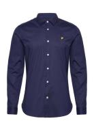 Lyle & Scott Ls Slim Fit Poplin Shirt Marinblå