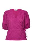 Karen By Simonsen Emiliakb Wrap Top Rosa