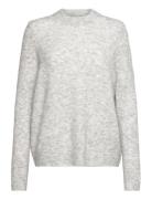 Object Objellie L/S O-Neck Pullover Noos Grå