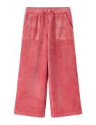 Name It Nkfnaral Velour Wide Pant Röd