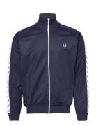 Fred Perry Taped Track Jacket Blå