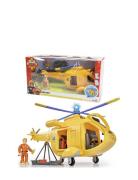 Simba Leksaker Fireman Sam Helicopter Wallaby Ii With Figurine Multi/p...