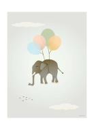 Flying Elephant - Poster Home Kids Decor Posters & Frames Posters Mult...