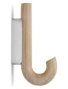 Hook Hanger Mini Oak/Chrome Home Storage Hooks & Knobs Hooks Brown Gej...