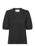 Minus Darsy Puff Sleeve T-Shirt Svart