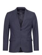 Calvin Klein Super 100 Broken Twill Blazer Marinblå