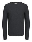 Jack & J S Jprblumiguel Knit Crew Neck Noos Grå