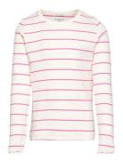 Tom Tailor Striped Rib Longsleeve Vit