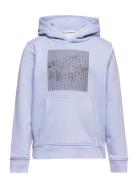 Tom Tailor Special Artwork Hoodie Blå