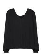 Vero Moda Vmcindy L/S V-Neck Top Wvn Btq Svart