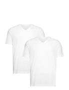 Tom Tailor Double Pack V-Neck Tee Vit