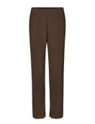 Second Female Fique Split Trousers Brun