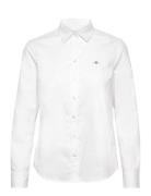 GANT Slim Stretch Oxford Shirt Vit