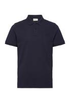 GANT Reg Tonal Shield Ss Polo Marinblå