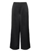 Selected Femme Slftasja Hw Extra Wide Pant Svart