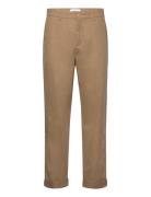 Lindbergh Wide Fit Twill Pants Beige