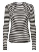 Soft Rebels Srfenja Stripe O-Neck Top Svart