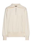 GANT Sportswear Collar Zip Sweat Kräm