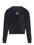 Calvin Klein Monogram Soft Sweater Svart