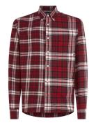 Tommy Hilfiger Tommy Tartan Blocking Shirt Burgundy