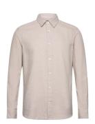 ONLY & SONS Onsben Reg Ctn Herringb Ls Shirt Kräm