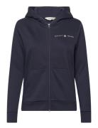 GANT Reg Printed Graphic Zip Hood Marinblå