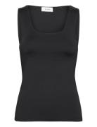 Vila Vikenza U-Neck S/L Tank Top - Noos Svart