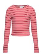 Grunt Frikke Ls Rib Tee Rosa