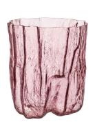 Kosta Boda Crackle Vase Rosa