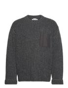 Hope Heavy Rib-Knit Sweater Svart