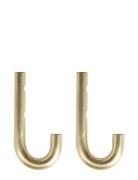 Pieni Hook - Pack Of 2 Home Storage Hooks & Knobs Hooks Gold OYOY Livi...