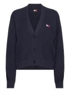 Tommy Jeans Tjw Essential Badge Cardigan Marinblå