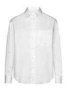 Calvin Klein Relaxed Cotton Shirt Vit