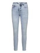 Calvin Klein Jeans High Rise Super Skinny Ankle Blå