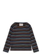 Minymo T-Shirt Ls Y/D Rib Multi/patterned