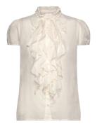 Saint Tropez Tillisz Ss Shirt Kräm