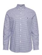 Polo Ralph Lauren Slim Fit Gingham Stretch Poplin Shirt Marinblå