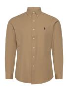 Polo Ralph Lauren Custom Fit Stretch Poplin Shirt Beige