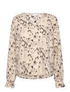 Coster Copenhagen Blouse In Sprinkle Print Kräm