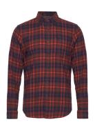 Original Penguin Ls Flannel Plaid Marinblå