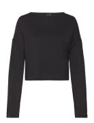 Gina Tricot Long Flare Sleeve Top Svart