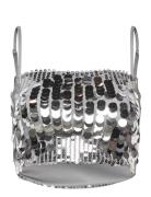 Gina Tricot Silver Sequin Top Silver