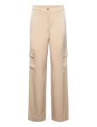 Michael Kors Satin Cargo Pant Beige