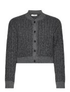 Mango Button Knit Cardigan Grå