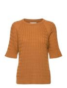 GANT Cable Ss C-Neck Brun